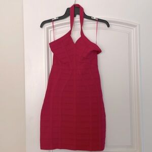 Sexy Fuchsia Comfortable Bandage Dress